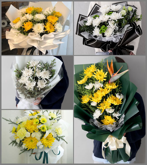 广西贺州八步区信都镇白事花束代送